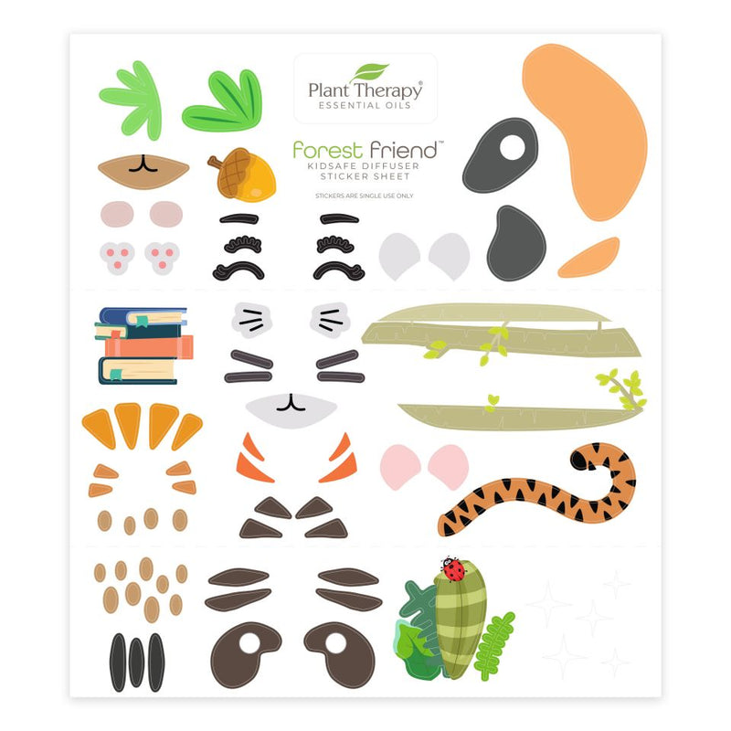 Difuzor Prietenul din Padure cu Set de autocolante - Forest Friend Diffuser with Sticker Sheet