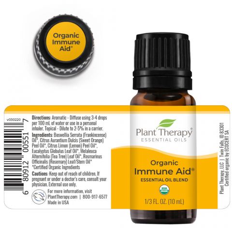 Ajutor Imunitate - Immune Aid - Blend uleiuri esentiale Organic