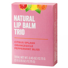 Trio Balsam de buze - Natural Lip Balm Trio